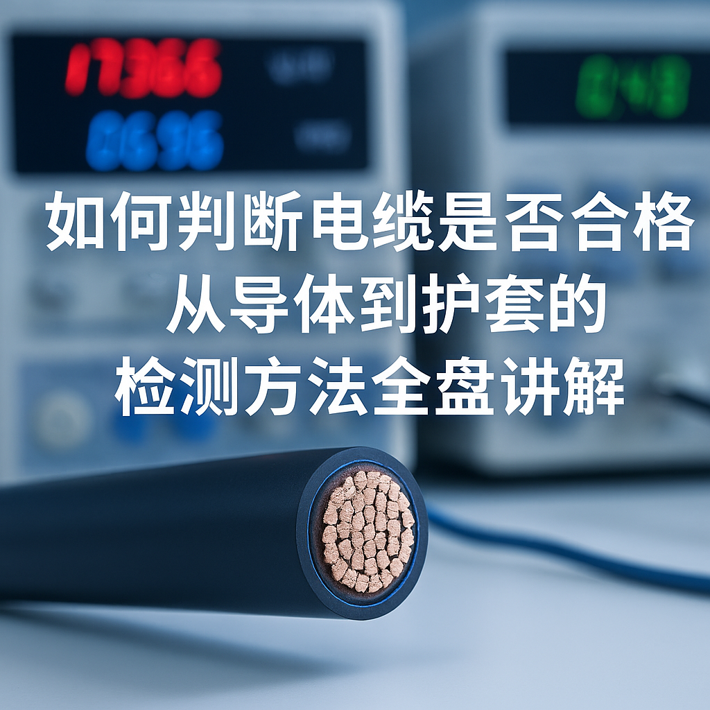 怎样判断电缆是否及格？？？？？？从导体到护套的检测要领通盘解说