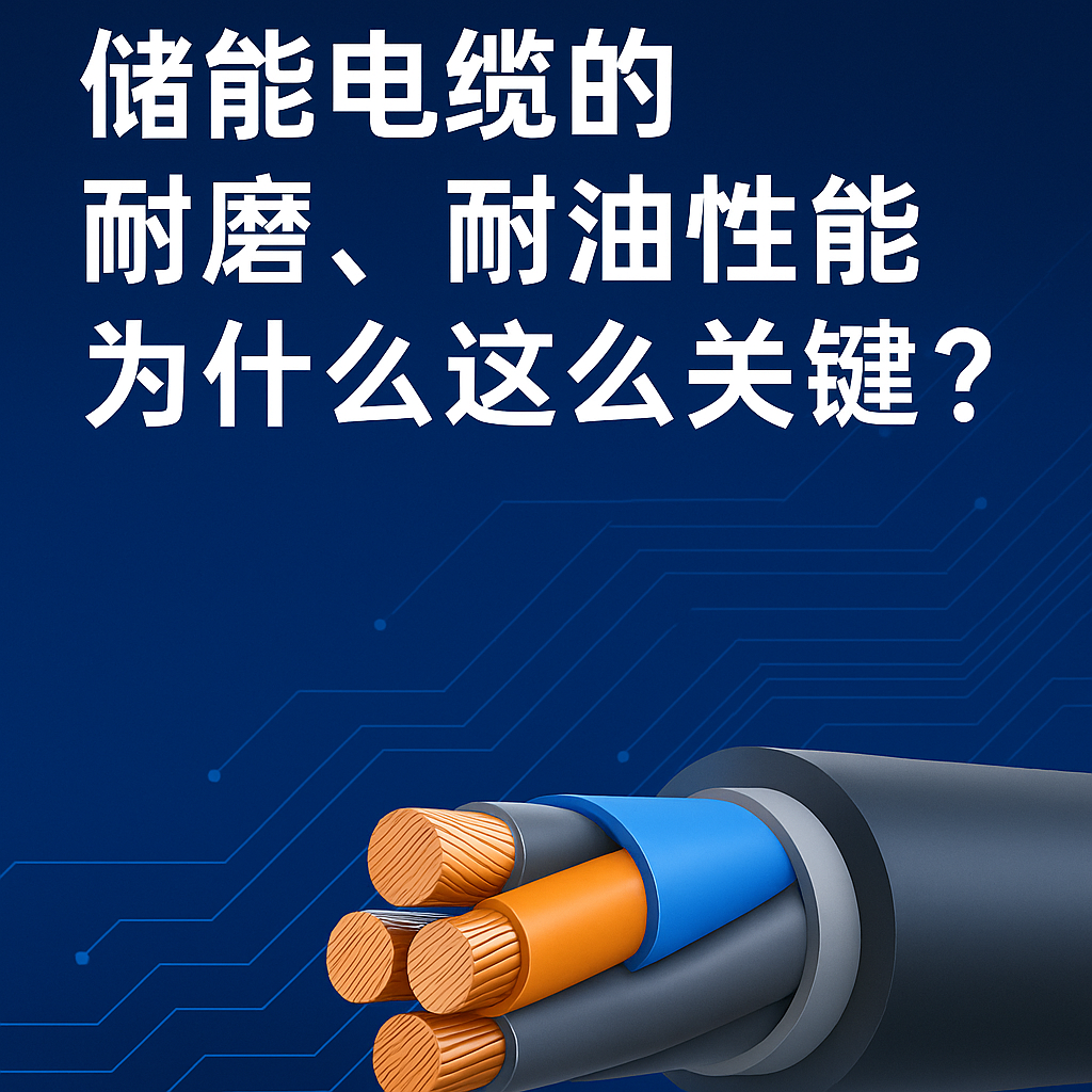 储能电缆的耐磨、耐油性能为什么这么要害？？？？？？真实工况告诉你谜底