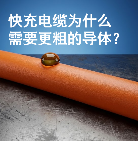 快充电缆为什么需要更粗的导体？？？？？？揭秘新能源汽车充电的“热”知识