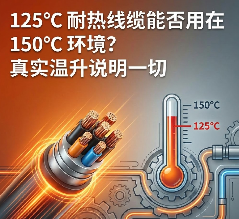 125℃ 耐热线缆能否用在 150℃ 情形？？？？？？真实温升说明一切
